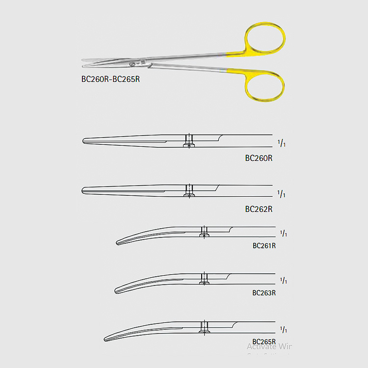 DUROTIP TC METZENBAUM Dissecting Scissors – Dr. Simon