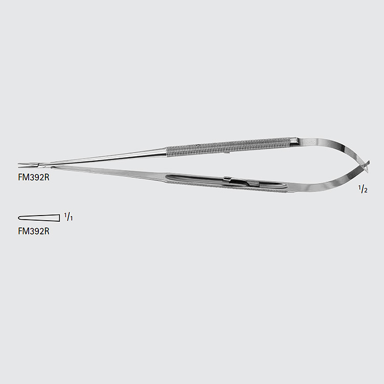 Round Knurled Handle Micro Needle Holder, W/ Catch – Dr. Simon