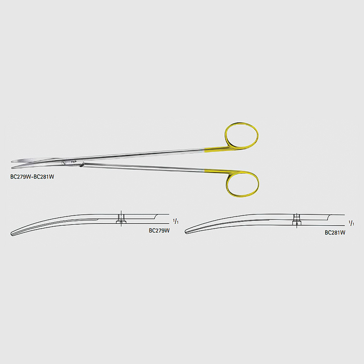 DUROTIP TC NELSON-METZENBAUM Wavecut Dissecting Scissors – Dr. Simon